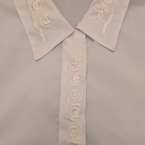 White Embroidered Shirt